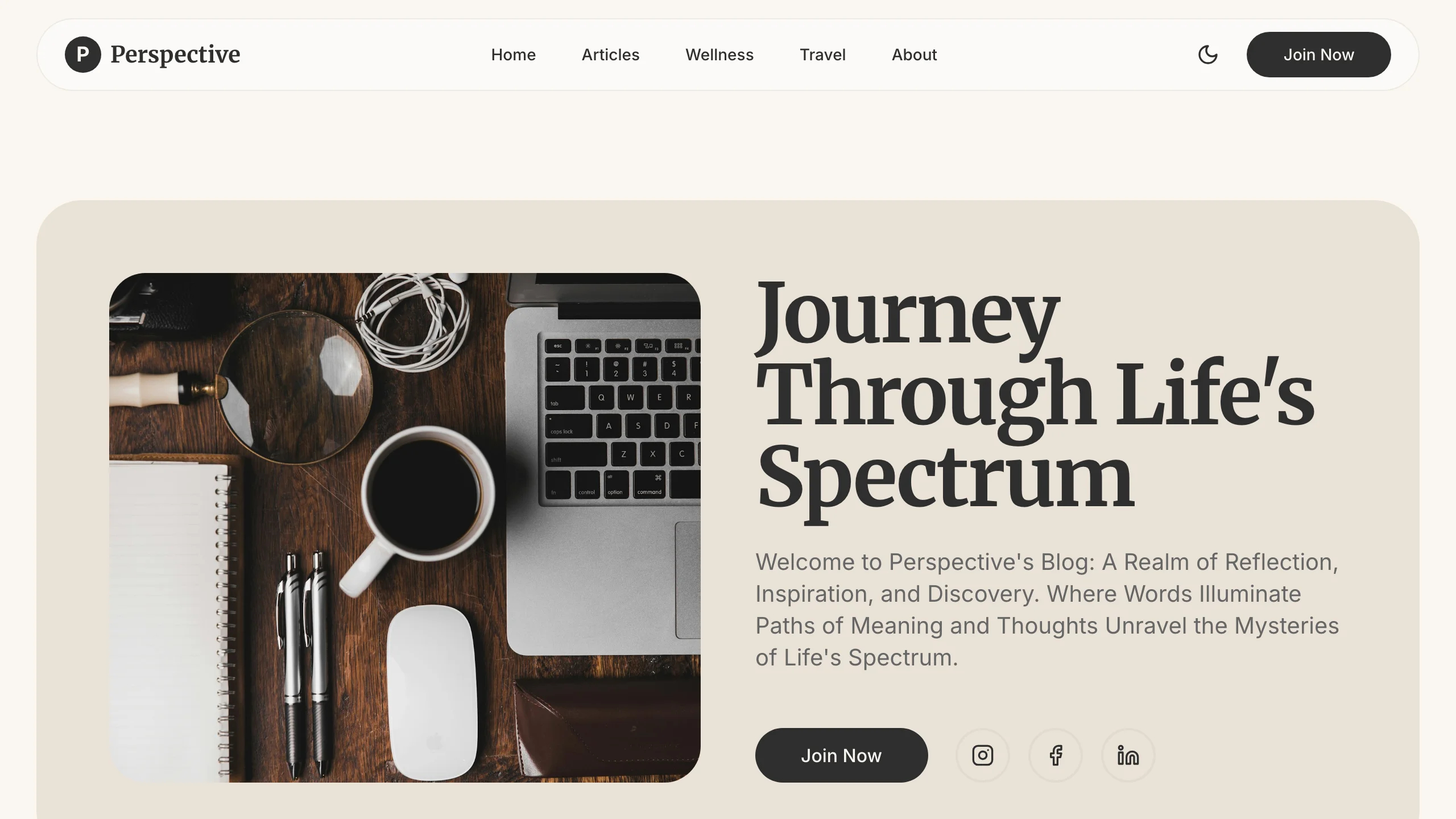 Loading preview of Personal blog